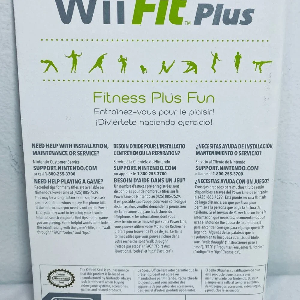 Nintendo Wii Fit Plus 2009 Instruction Booklet (Only) - EUC